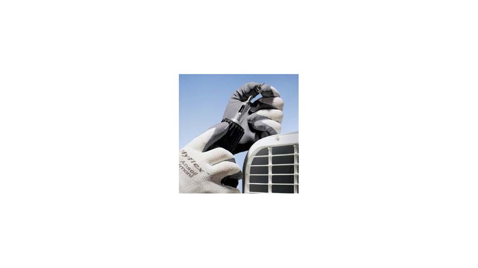 Ansell Healthcare HyFlex Foam Gloves, Ansell 205676 Black Gloves With Gray Liner