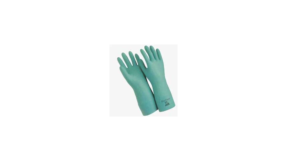 Ansell Healthcare Sol-Vex Nitrile Gloves, Ansell 117276 33 Cm (13'') Length, 15 Mil Thickness, Flock-Lined
