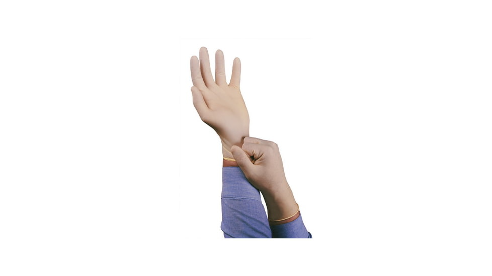 Ansell Healthcare TouchNTuff 69-318 Natural Rubber Latex Disposable Gloves, Sm PK25PR 9203, Case, 32891-319-CS