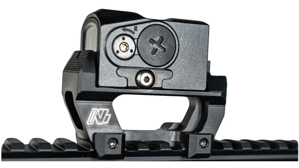 ANVL UKON2 Aimpoint ACRO Red Dot Sight Mount w/ Co-Witness BUIS, Type III Hard Coat, Black, ANVL-UKON2-ACRO-V2