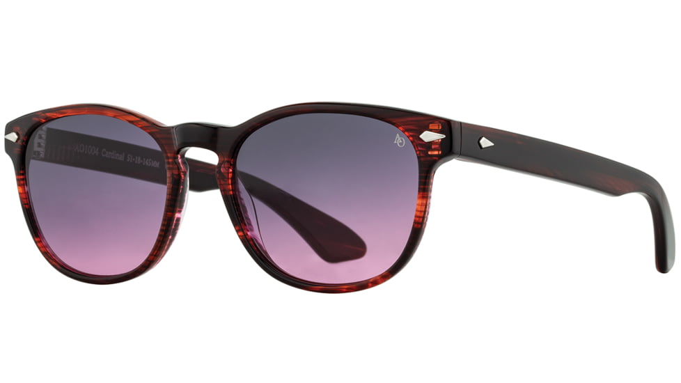 AO AO-1004 Sunglasses, Cardinal, SunVogue Pink Gradient AOLite Nylon Lenses, 51-18-145 B42, 004351ST--PGN
