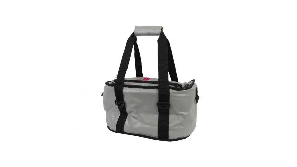 AO Coolers 15 Can SUP Vinyl Soft Cooler, Silver, Small, AOSUP15TDSL