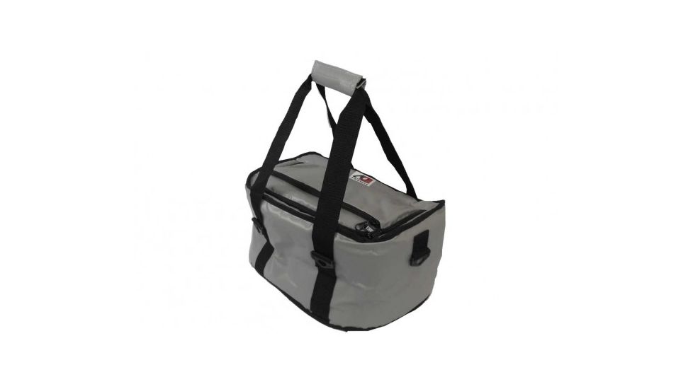AO Coolers 15 Can SUP Vinyl Soft Cooler, Silver, Small, AOSUP15TDSL