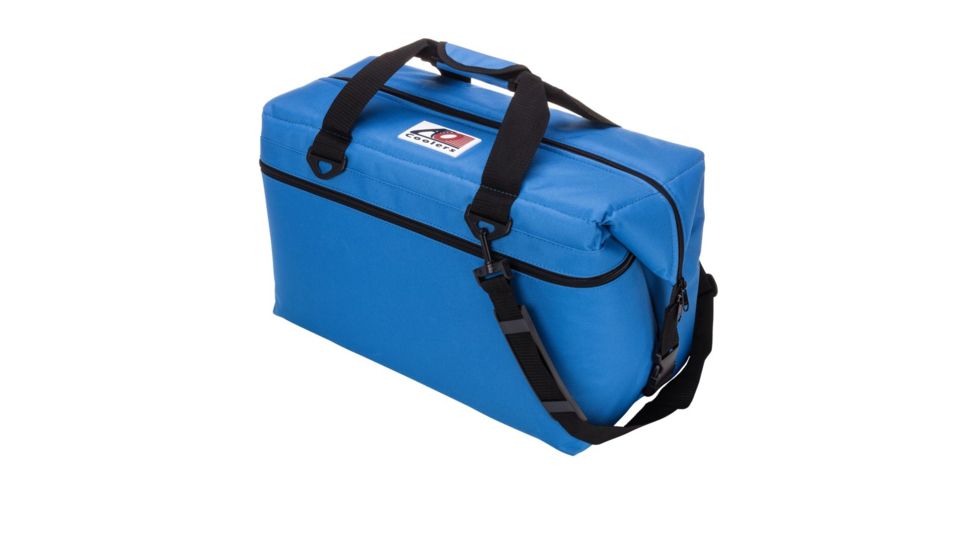 AO Coolers 36 Can Canvas Soft Cooler, w/Removable Shoulder Strap, Royal Blue, Large, AO36RB