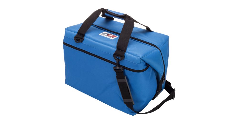 AO Coolers 48 Can Canvas Soft Cooler, w/Removable Shoulder Strap, Royal Blue, Oversized, AO48RB