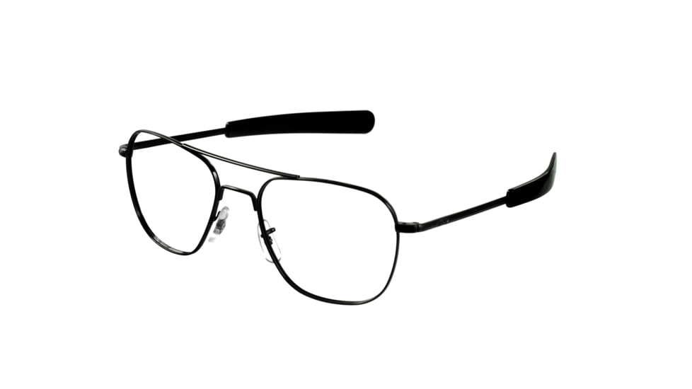 AO Flight Gear Original Pilot Series Sunglasses Frame Only, No Lens Black Frame 55mm Lens Diameter Bayonet Temples