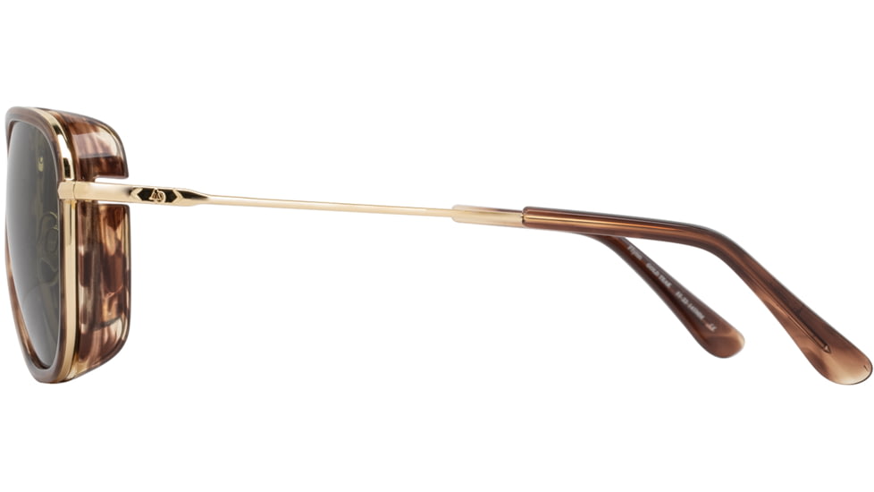 AO Flynn Sunglasses - Mens, Gold Teak, Calobar Green AOLite Nylon Lenses, Gold Teak / Calobar Green Lens, 55-22-145, FLN255STTKGNN