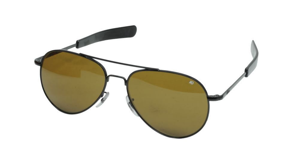 AO General Sunglasses, Black, Bayonet, Amber Lens, 52mm B-CG-BNT-52