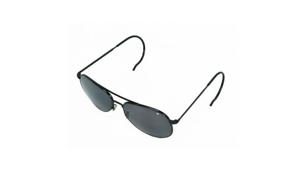 AO General Sunglasses, Black, Gray Glass Lens, Comfort Cable, 52mm B-TCG-CC-52
