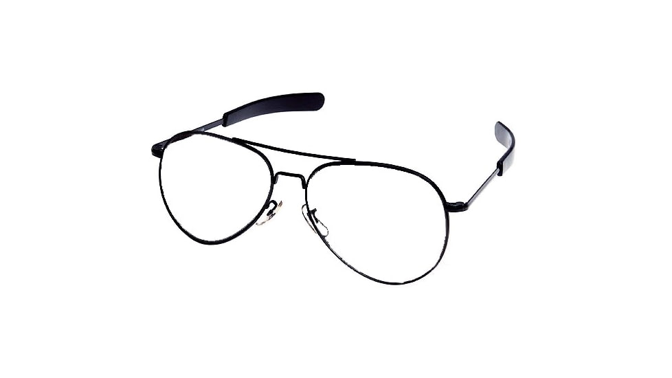 AO General Flight Gear Series Sunglasses - Frame Only, No Lens Black Frame 52mm Lens Diameter Bayonet Temples