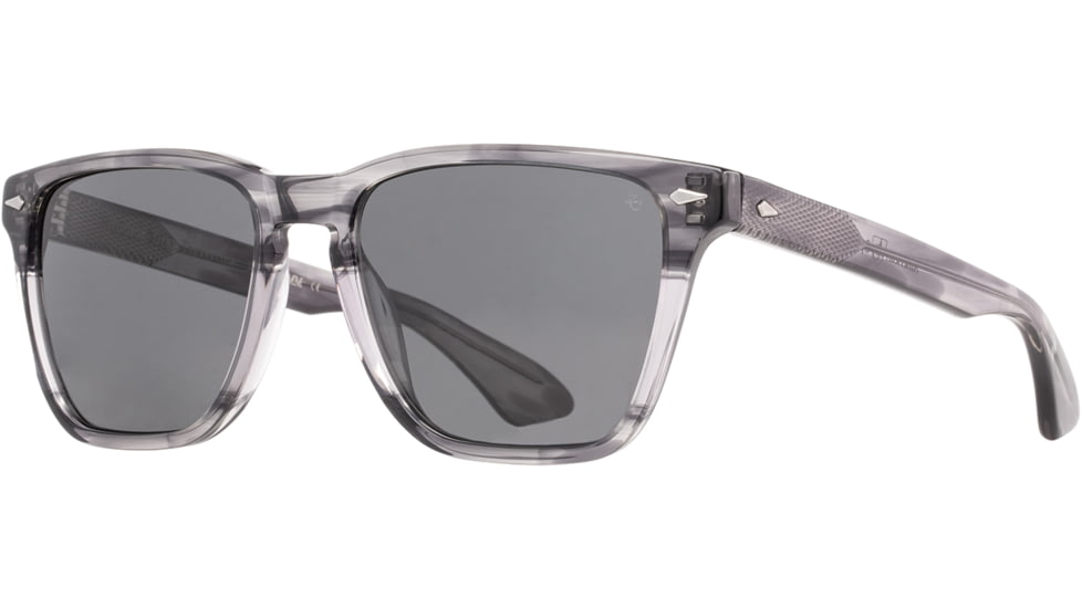 AO Hudson Sunglasses, Gray Travertine Frame, True Color Gray AOLite Nylon Lens - Polarized - 57-19-145, HUD157ST-GYN-P