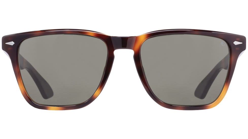 AO Hudson Sunglasses, Tortoise Frame, Calobar Green AOLite Nylon Lens - Polarized - 57-19-145, HUD357ST-GNN-P