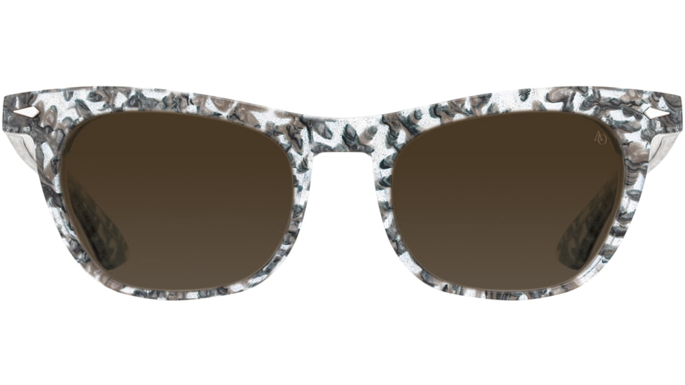 AO Lucinda Sunglasses - Womens, Crystal Slate, Cosmetan Brown AOLite Nylon Lenses, Crystal Slate / Cosmetan Brown Lens, 51-20-140, LUC251ST--BNN
