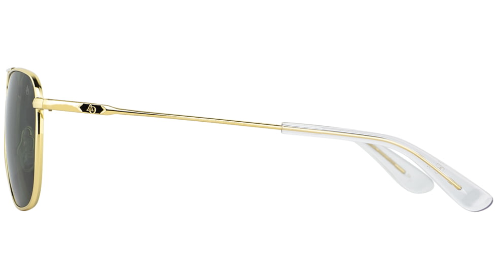 AO Original Pilot Sunglasses, Gold Frame, 55 mm Green AOLite Nylon Lenses, Standard Temple,738921549550