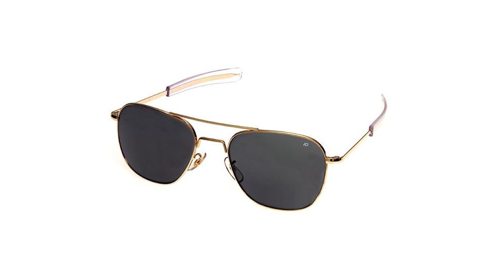 AO Flight Gear Original Pilot Sunglasses, 57mm, Gold -