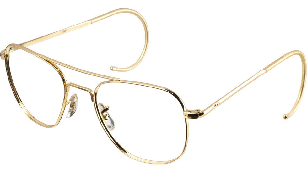 AO Original Pilot Sunglasses, Comfort Cable, Gold Frame, No Lens