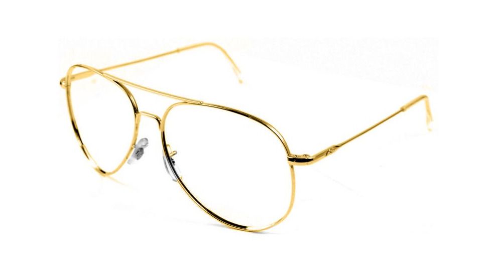 AO Prescription Sunglasses - Flight Gear General, Gold Frame