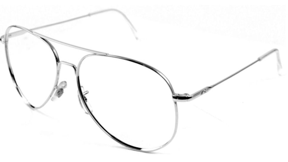 AO Prescription Sunglasses - Flight Gear General, Silver Frame