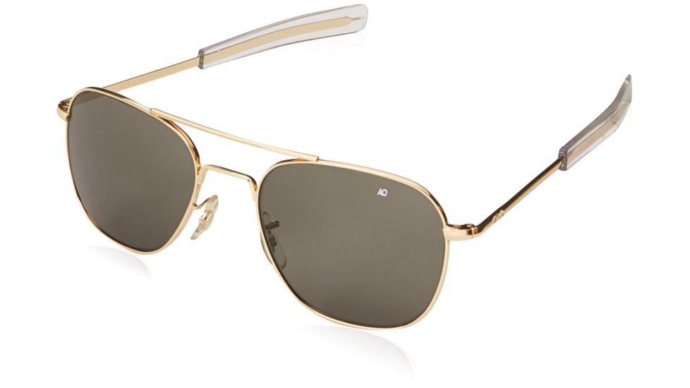 AO Prescription Sunglasses - Flight Gear Original Pilot, Gold Frame