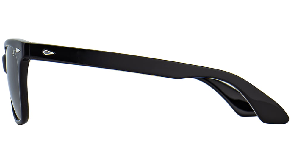 AO Saratoga Sunglasses, Black, True Color Gray AOLite Nylon Lenses, Polarized, 54-19-145 B42, SAR354ST--GYN-P