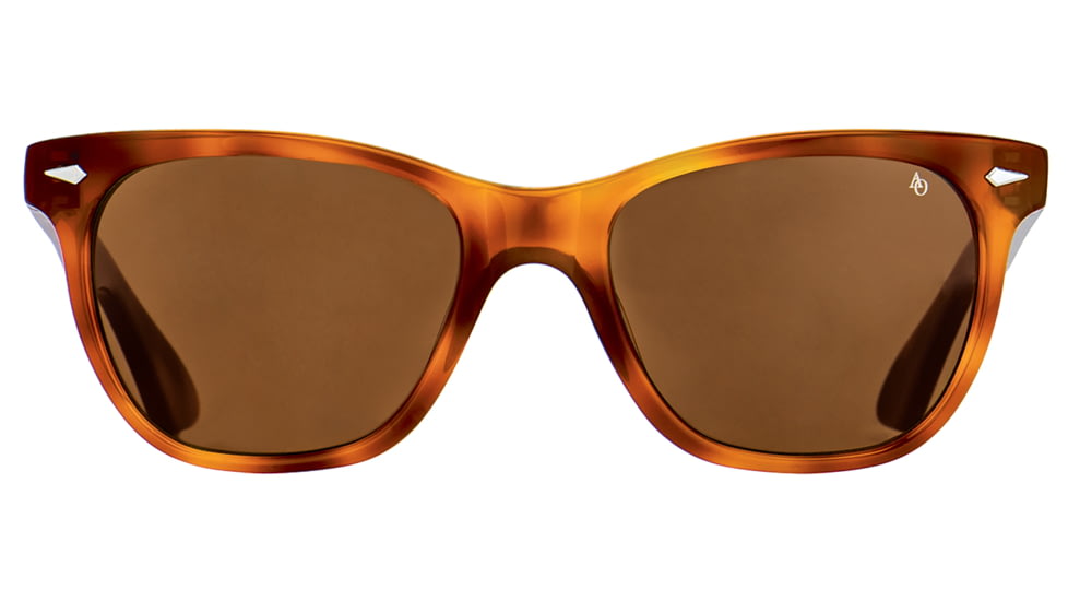 AO Saratoga Sunglasses, Havana, Cosmetan Brown AOLite Nylon Lenses, 54-19-145 B42, SAR454ST--BNN