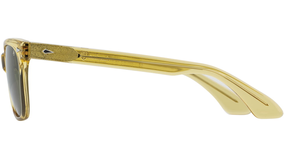 AO Saratoga Sunglasses, Yellow Crystal, Calobar Green AOLite Nylon Lenses, 54-19-145 B42, SAR254ST--GNN