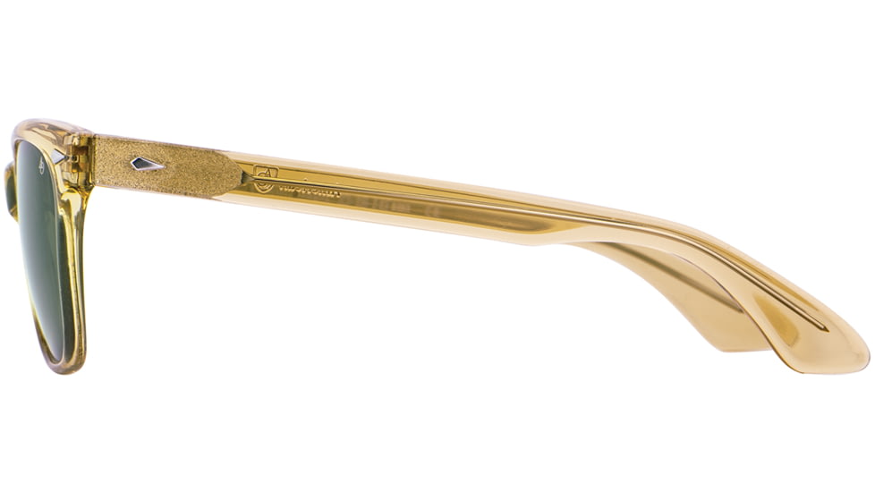AO Saratoga Sunglasses, Yellow Crystal, Calobar Green AOLite Nylon Lenses, Polarized, 54-19-145 B42, SAR254ST--GNN-P