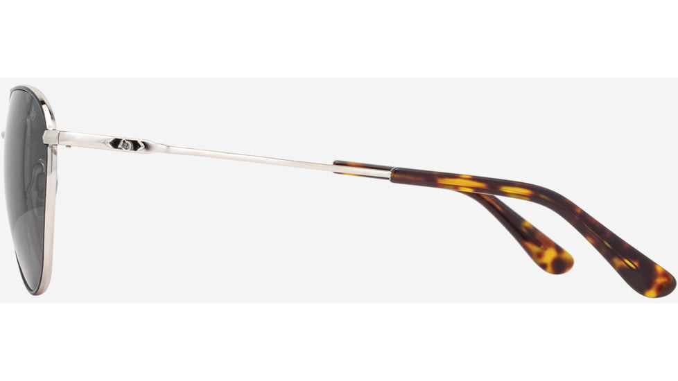 AO Sebring Sunglasses - Womens, Black Silver Frame, True Color Gray AOLite Nylon Lenses, 55-19-140, SEB155STTOGYN