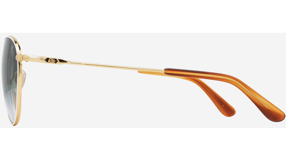 AO Sebring Sunglasses - Womens, White Gold Frame, SunVogue Green Gradient AOLite Nylon Lenses, 55-19-140, SEB355STHAEGN