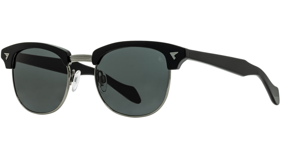 AO Sirmont Sunglasses, Black Gunmetal Frame, True Color Gray AOLite Nylon Lenses, 51-21-145 B43, SIR151ST--GYN