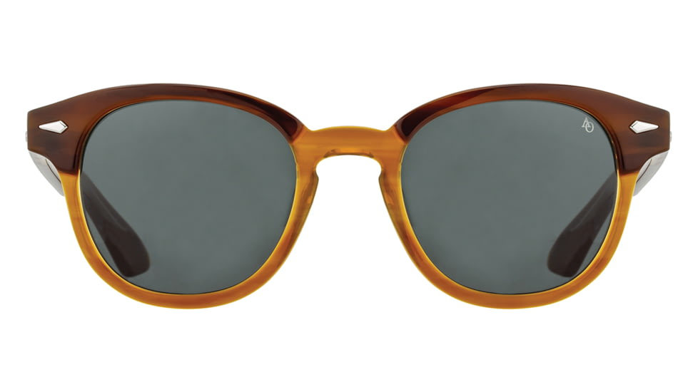 AO Times Sunglasses, Chestnut Sand, True Color Gray AOLite Nylon Lenses, 47-21-145 B42, TIM147ST--GYN