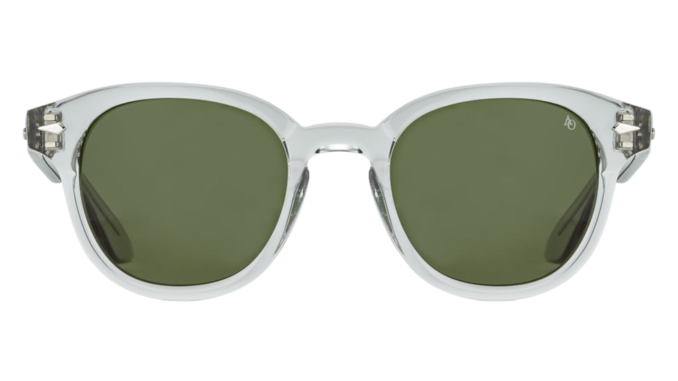 AO Times Sunglasses, Gray Crystal, Calobar Green AOLite Nylon Lenses, 47-21-145 B42, TIM247ST--GNN