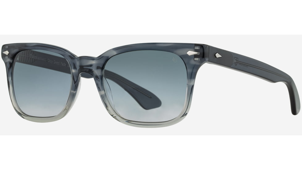 AO Tournament Sunglasses, Gray Demi Fade Frame, SunVogue Gray Gradient AOLite Nylon Lenses, Polarized, 52-20-145, TOU152ST--GGN-P