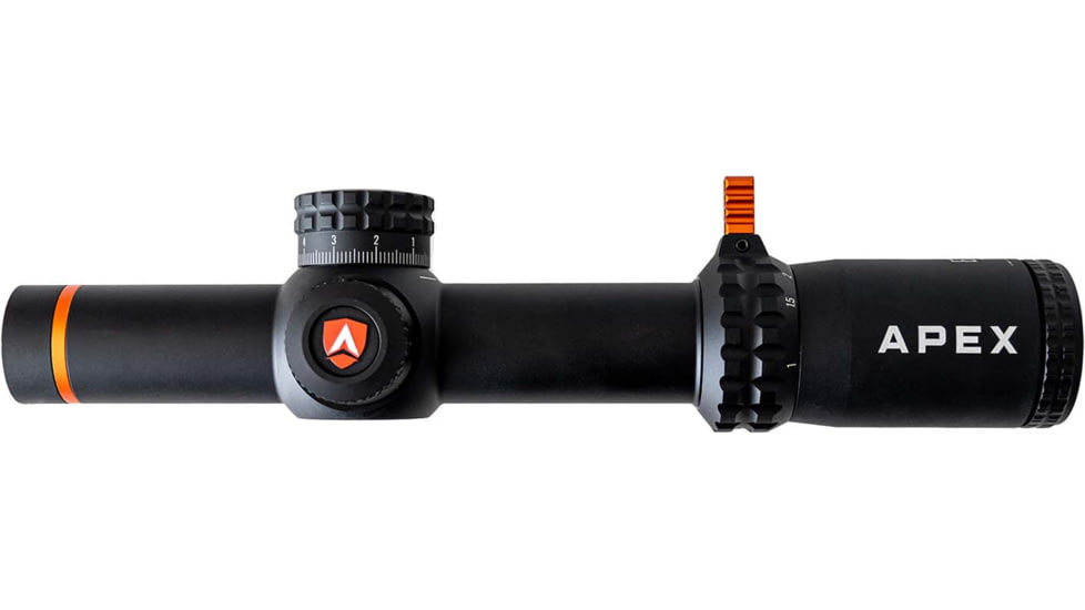 Apex Optics Edge 1-10x24mm Rifle Scope, 34mm Tube, First Focal Plane FFP, HCR Hybrid Combat Reticle, Black, 110-2401