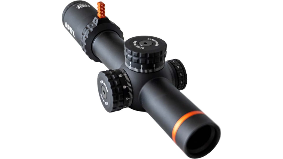 Apex Optics Edge 1-10x24mm Rifle Scope, 34mm Tube, First Focal Plane FFP, HCR Hybrid Combat Reticle, Black, 110-2401
