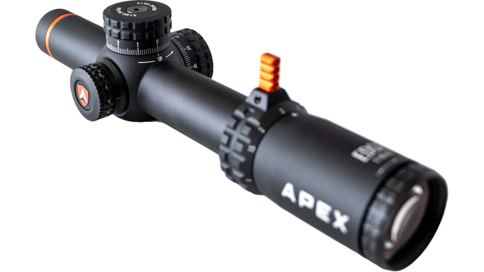 Apex Optics Edge 1-10x24mm Rifle Scope, 34mm Tube, First Focal Plane FFP, HCR Hybrid Combat Reticle, Black, 110-2401