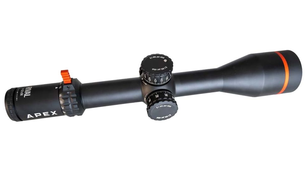 Apex Optics Rival 4-32x56mm Rifle Scope, 34mm Tube, First Focal Plane FFP, CLR Reticle, Black, 432-5601