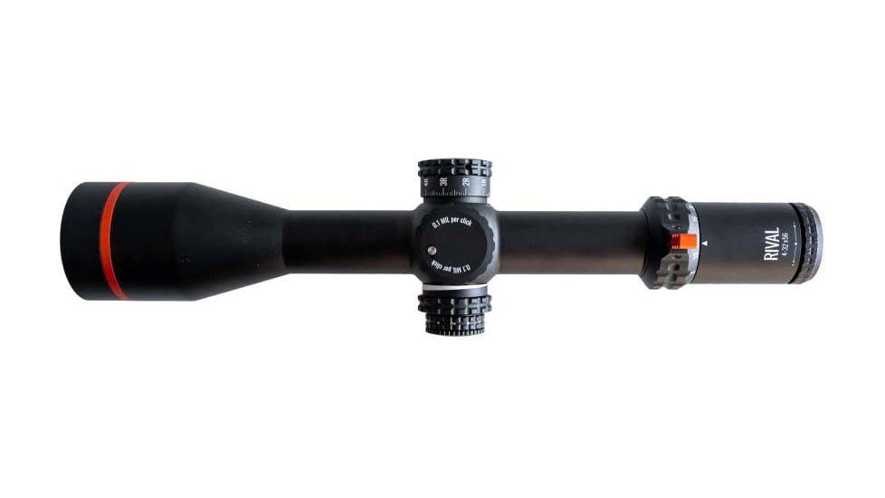 Apex Optics Rival 4-32x56mm Rifle Scope, 34mm Tube, First Focal Plane FFP, CLR Reticle, Black, 432-5601