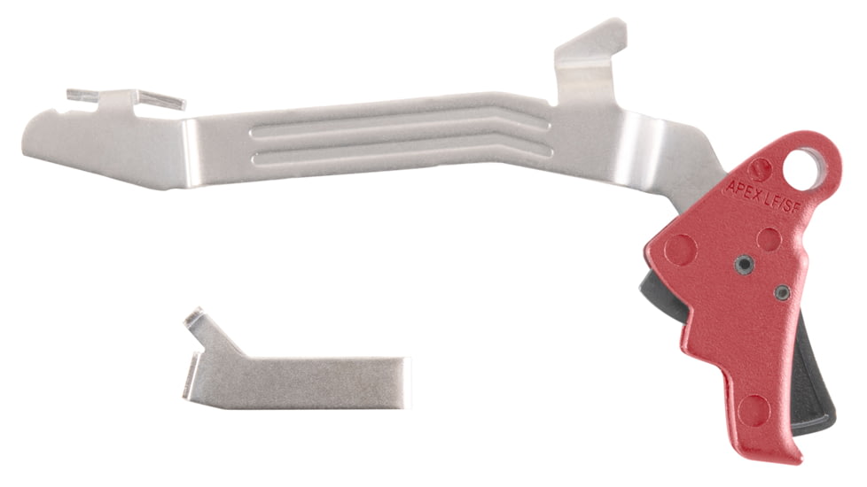 Apex Tactical Specialties Slim Frame Glock Polymer Action Enhancement Pistol Trigger Kit, Glock 43/43X/48, Drop-In, Red, 102P117RED