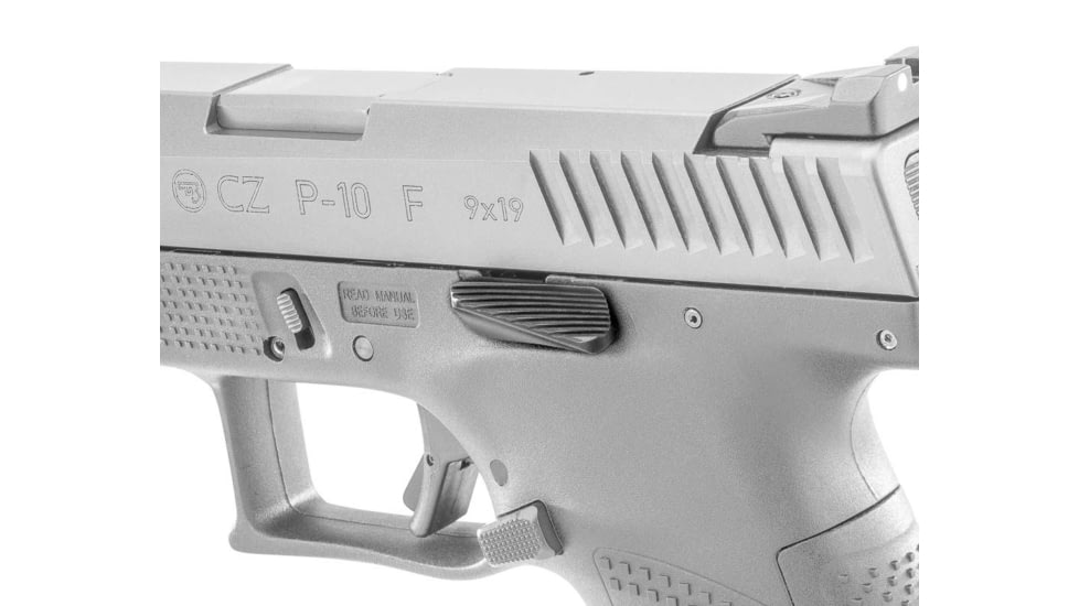 Apex Tactical 116127 Extended Slide Release CZ P10c Black Black Melonite Pistol