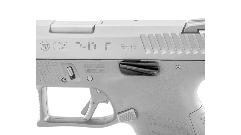 Apex Tactical 116127 Extended Slide Release CZ P10c Black Black Melonite Pistol