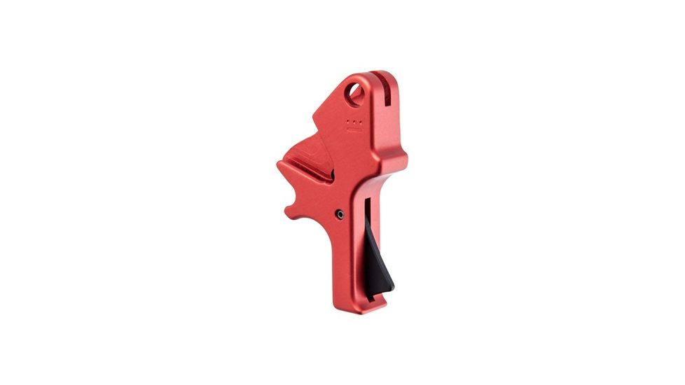 Apex Tactical Specialties Red Aluminum Flat-Faced Forward Set Trigger 250-016-888