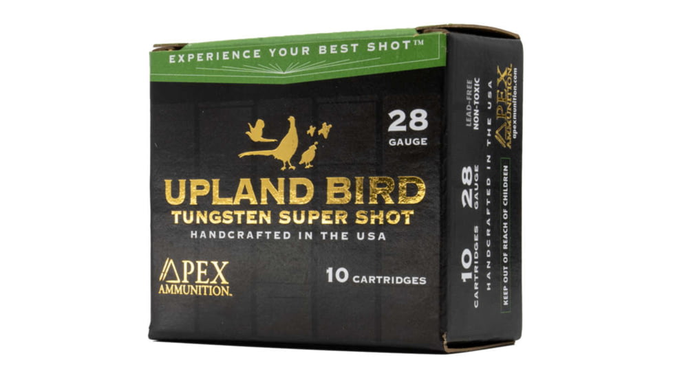 Apex Ammunition Upland Bird Z-Series TSS 28 Gauge 3/4 oz 2 3/4in 7.5 Shot Shotgun Ammo, 10 Rounds, Z28-75UP