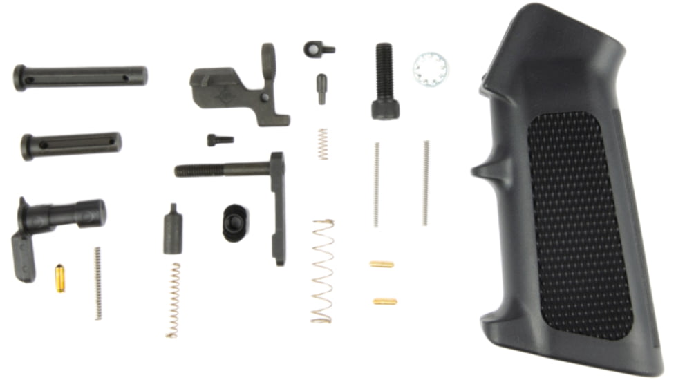 APF Armory AR-10/308 Lower Parts Kit w/o Trigger Group, Black, K763