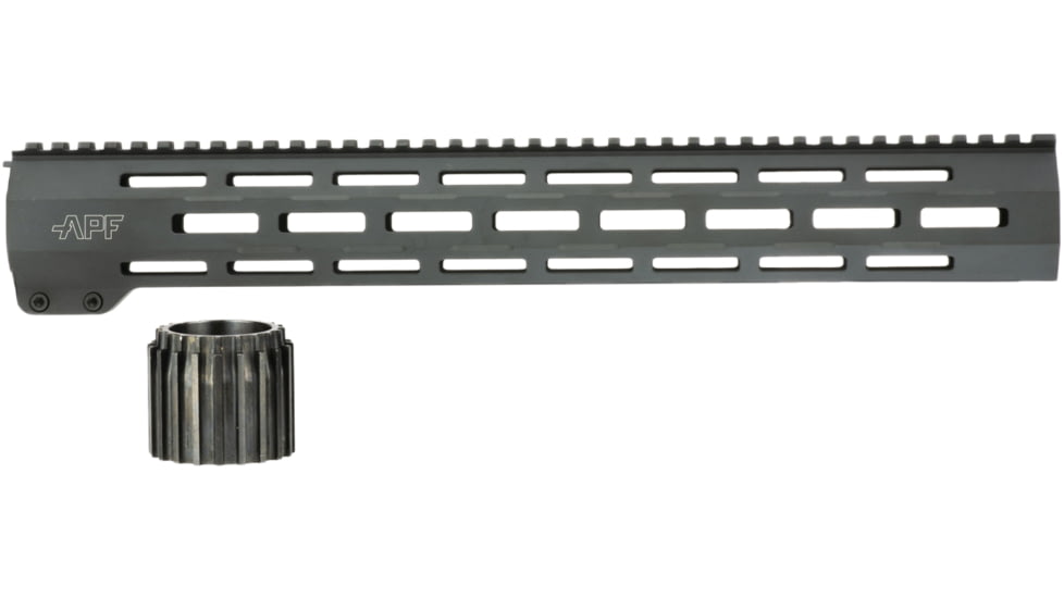 APF Armory AR-10 MLok Handguard w/Accessories, 15.5in, Black, ACCML315K