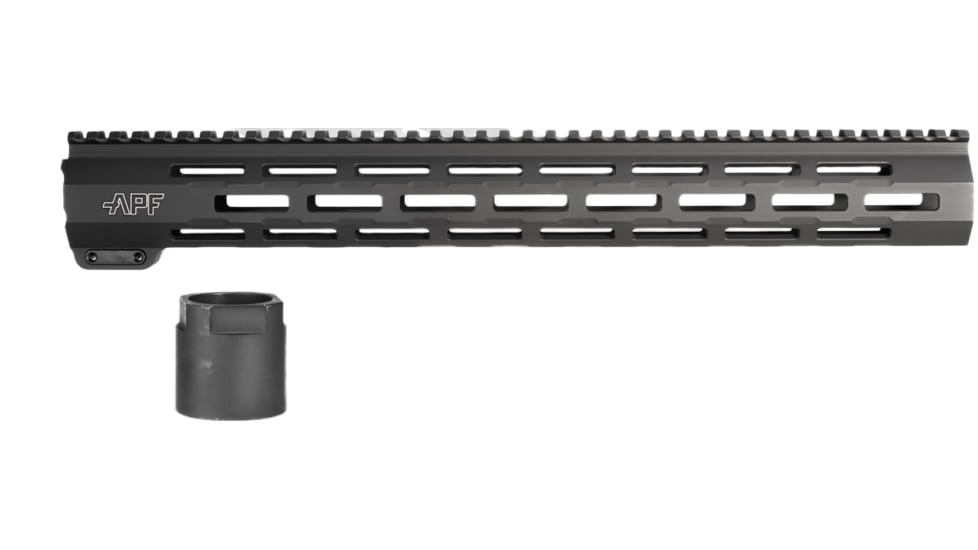APF Armory AR-15 Fury Handguard w/Accessories, 15.1in, Black, ACCS155K
