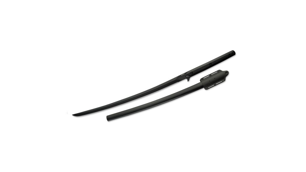 APOC by Dragon King A.P.O.C. Survival Katana By Dragon King, 23 1/2in Black Oxide Coated 9260 Spring Steel Blade, Full Tang, Triple Riveted G10 Handle, SD35510
