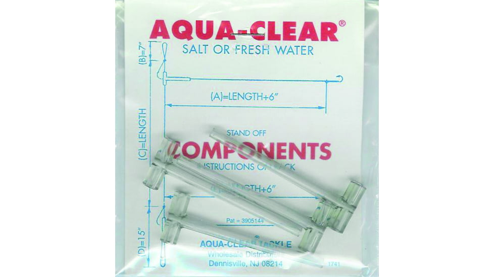 Aqua Clear Tackle Components Tees