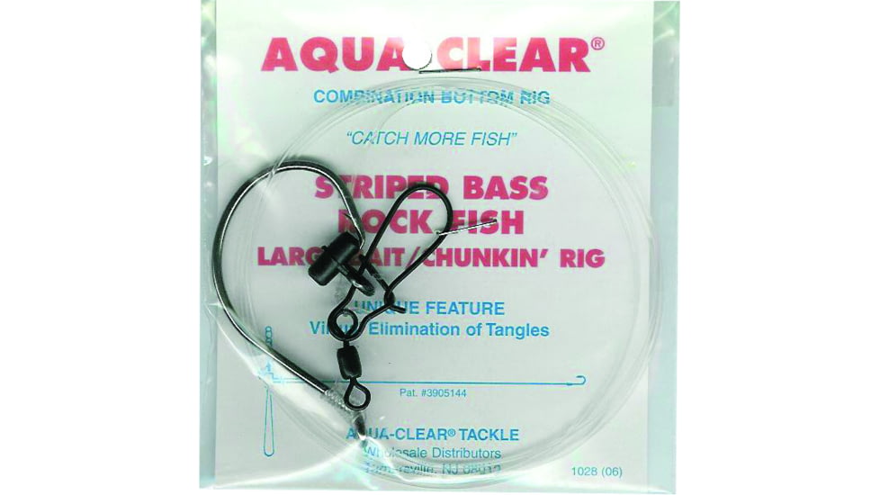 Aqua Clear Tackle Striped Bass Fish Finder Rig