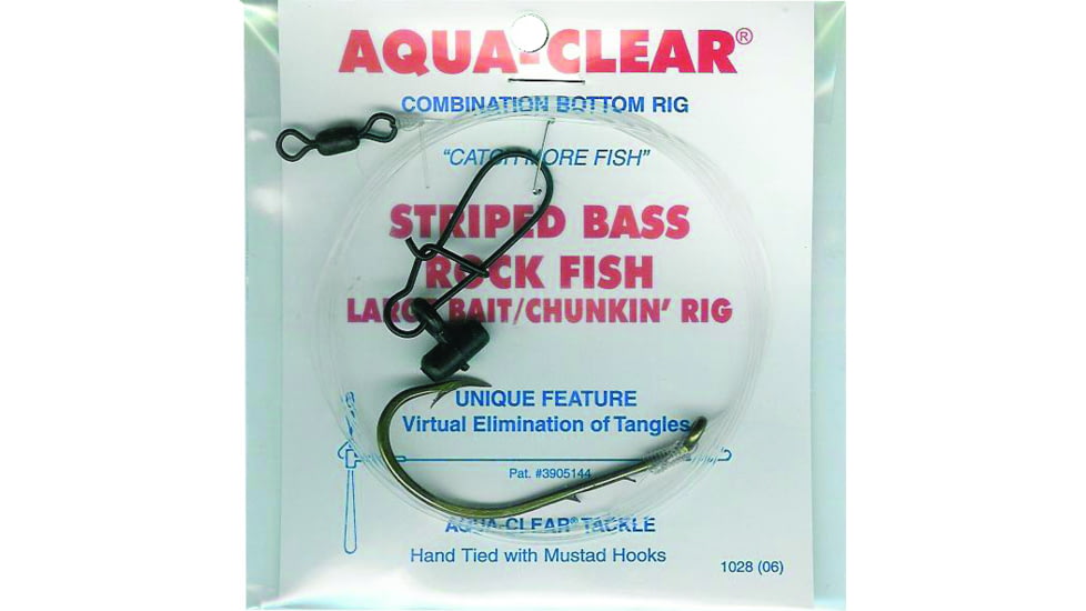 Aqua Clear Tackle Striped Bass Fish Finder Rig